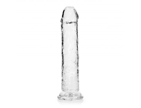 Dildo żelowe RealRock przezroczyste z przyssawką 23 cm
