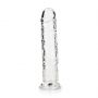 Dildo żelowe RealRock przezroczyste z przyssawką 23 cm - 6