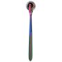 Wiatraczek BDSM potrójny tęczowy metalowy fetish Collection 18,5 cm - 3