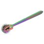 Wiatraczek BDSM potrójny tęczowy metalowy fetish Collection 18,5 cm - 6
