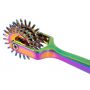 Wiatraczek BDSM potrójny tęczowy metalowy fetish Collection 18,5 cm - 4