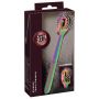 Wiatraczek BDSM potrójny tęczowy metalowy fetish Collection 18,5 cm - 8