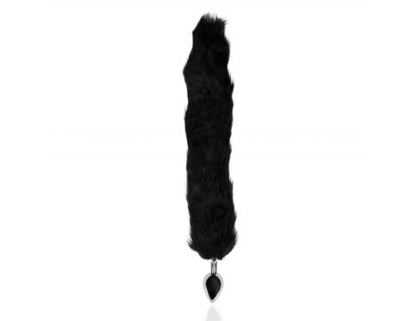 Korek analny metalowy z puszystym ogonem lisa Ouch - 4