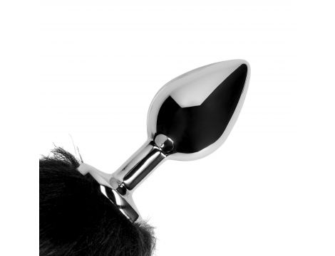 Korek analny metalowy z puszystym ogonem lisa Ouch - 6
