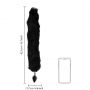 Korek analny metalowy z puszystym ogonem lisa Ouch - 9