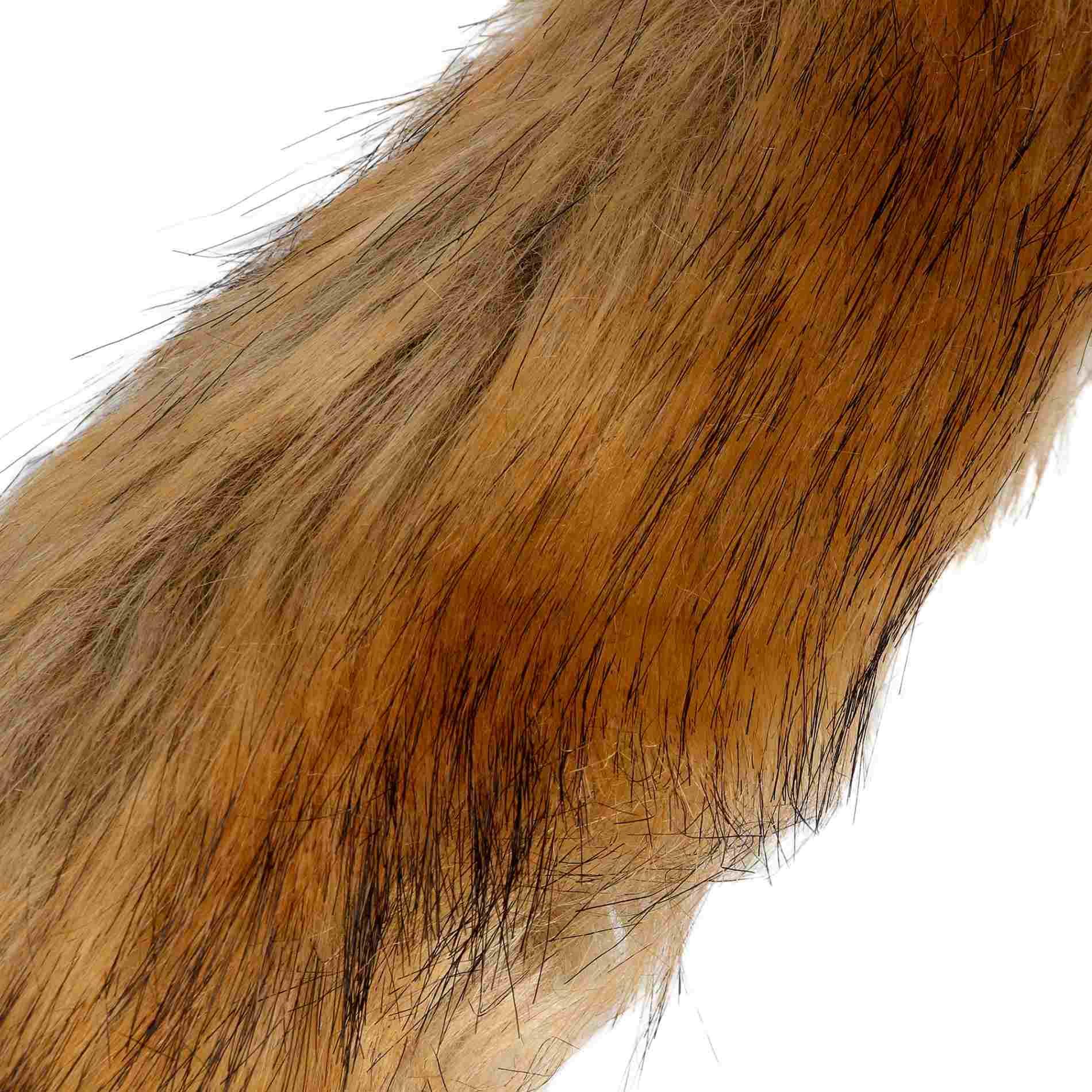 Fox Tail With Metal Butt Plug