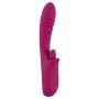 Wibrator Javida silikonowy z ruchomą stymulacją USB 22 cm - 5