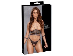 Komplet bondage Cottelli BONDAGE czarny fioletowy M