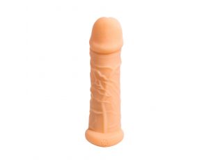 Przedłużka na penisa Real Extra Size bąbelkowa 15,5 cm