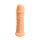 Przedłużka na penisa Real Extra Size bąbelkowa 15,5 cm