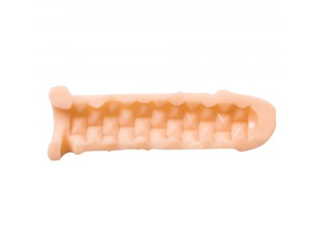 Przedłużka na penisa Real Extra Sense Bubbles TPE 13.5 cm - 5