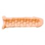 Przedłużka na penisa Real Extra Sense Bubbles TPE 13.5 cm - 6