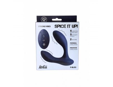 Masażer prostaty z dwoma silnikami Spice It Up P Bliss pilot USB - 7