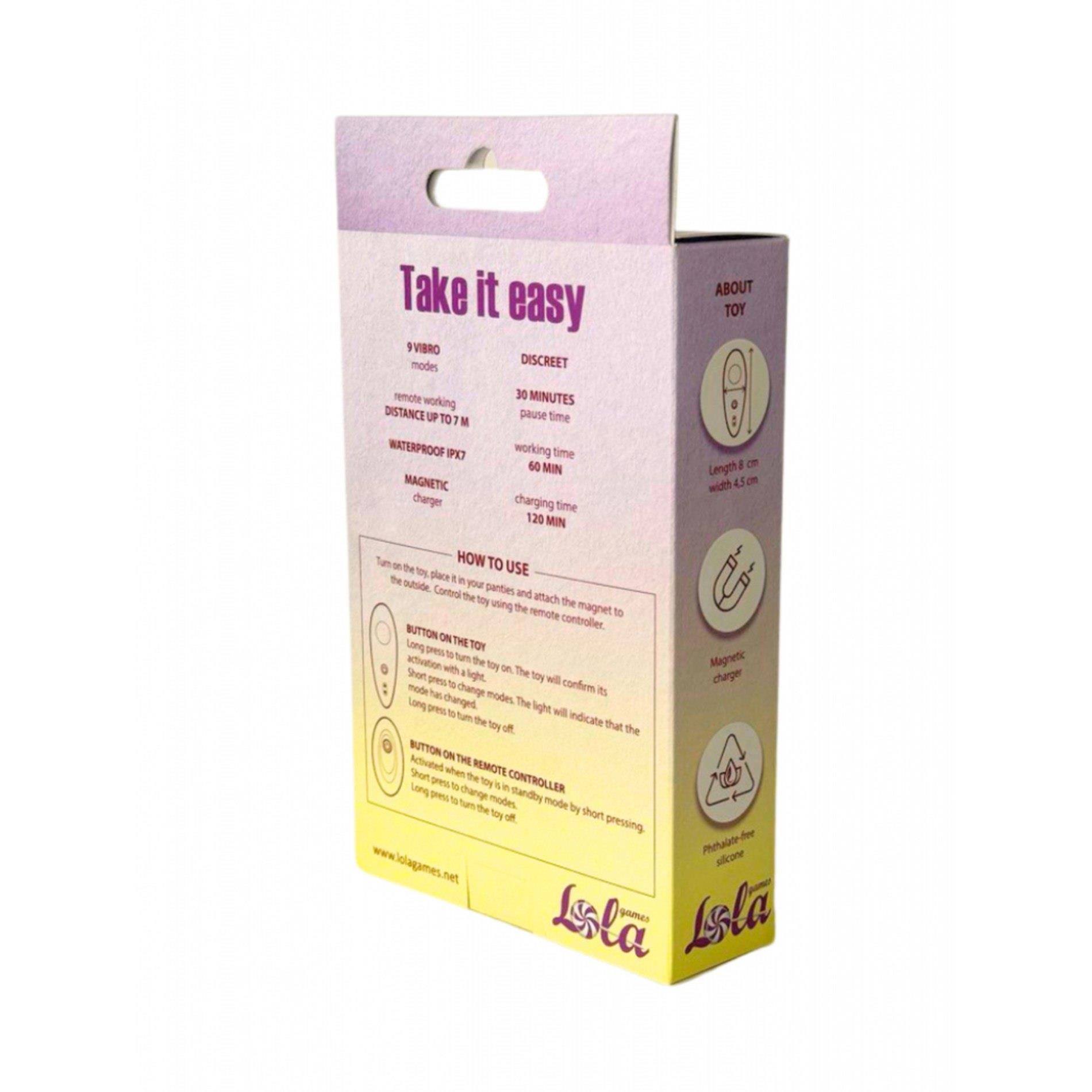 rechargeable vibrator for panties take it easy joy