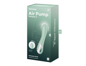 Wibrator punktu G Satisfyer Air Pump 3 miętowy USB