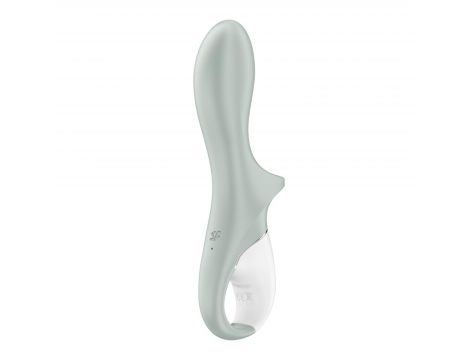 Wibrator analny nadmuchiwany Satisfyer Air Pump Booty 3 szarozielony USB - 5