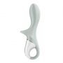 Wibrator analny nadmuchiwany Satisfyer Air Pump Booty 3 szarozielony USB - 4