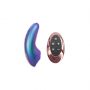 Mini wibrator silikonowy Dreamer Love to Love turkusowy tęczowy USB 10 cm - 2