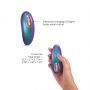 Mini wibrator silikonowy Dreamer Love to Love turkusowy tęczowy USB 10 cm - 3