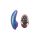 Mini wibrator silikonowy Dreamer Love to Love turkusowy tęczowy USB 10 cm