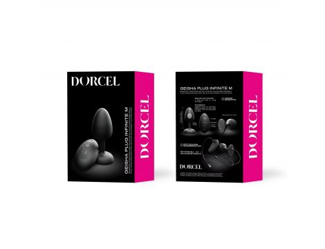 Korek analny silikonowy Dorcel Geisha Plug Infinite M z pilotem 7 3 cm - 6