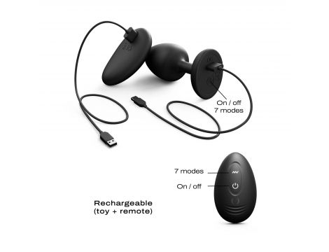 Korek analny Dorcel Geisha Plug Infinite L silikonowy USB - 4