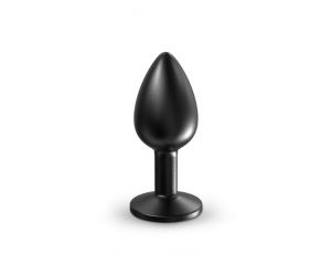 Korek analny metalowy Onix S Dorcel czarny termoreaktywny