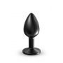 Korek analny metalowy Onix S Dorcel czarny termoreaktywny - 2