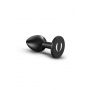 Korek analny metalowy Onix S Dorcel czarny termoreaktywny - 3