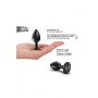 Korek analny metalowy Onix S Dorcel czarny termoreaktywny - 4