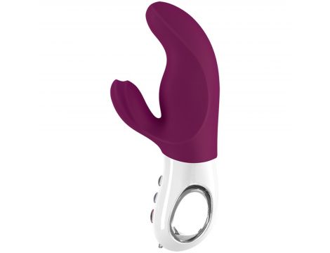 Wibrator króliczek Miss Bi Fun Factory winogronowy biały 17 cm - 2