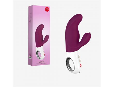 Wibrator króliczek Miss Bi Fun Factory winogronowy biały 17 cm - 7