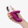Wibrator króliczek Miss Bi Fun Factory winogronowy biały 17 cm - 7