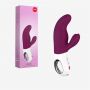 Wibrator króliczek Miss Bi Fun Factory winogronowy biały 17 cm - 8