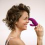 Wibrator króliczek Miss Bi Fun Factory winogronowy biały 17 cm - 9