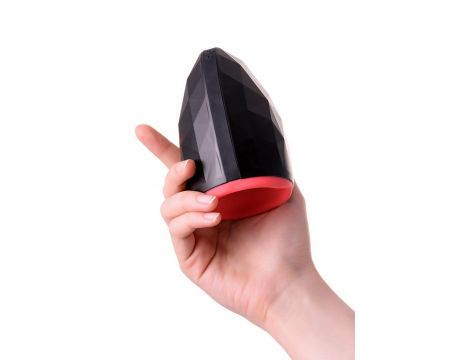 Masturbator Erotist Magma podgrzewany silikonowy czarny doładowywany 12 cm - 7