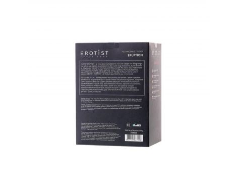 Masturbator silikonowy Erotist Eruption czarny 18,5 cm - 3