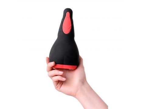 Masturbator silikonowy Erotist Eruption czarny 18,5 cm - 2