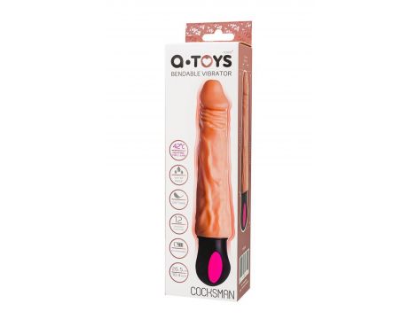 Wibrator realistyczny podgrzewany elastyczny A-Toys Cocksman 20,5 cm - 9