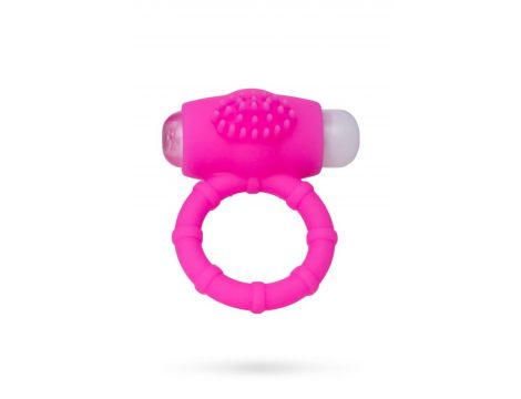 Silikonowy pierścień wibrujący AToys Nevy różowy 2.5 cm - 2