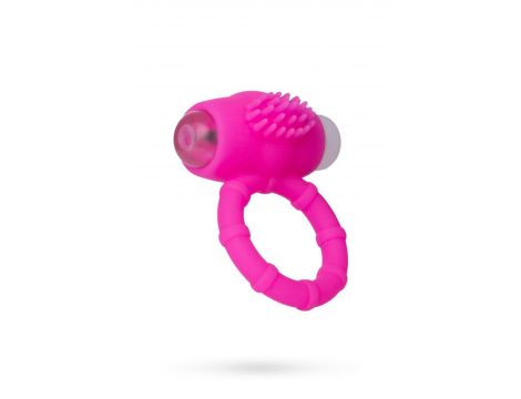 Silikonowy pierścień wibrujący AToys Nevy różowy 2.5 cm - 4