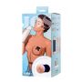 Masturbator dwustronny JOS LULU mięsisty TPR 14.5 cm - 5