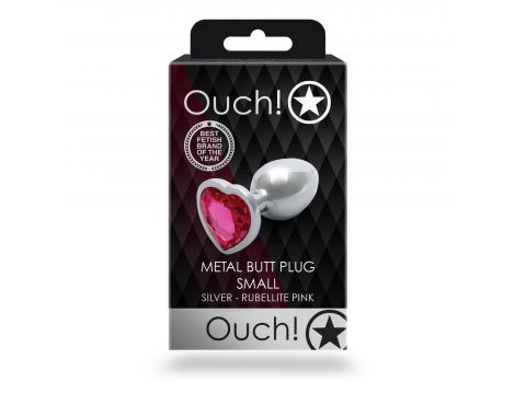 Korek analny Heart Gem Ouch mały 6 cm