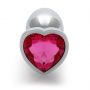 Korek analny Heart Gem Ouch mały 6 cm - 5
