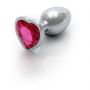 Korek analny Heart Gem Ouch mały 6 cm - 3