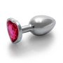 Korek analny Heart Gem Ouch mały 6 cm - 8