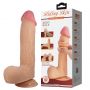 Dildo realistyczne Baile z przesuwaną skórą cieliste 23 cm przyssawka - 2