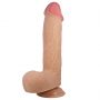 Dildo realistyczne Baile z przesuwaną skórą cieliste 23 cm przyssawka - 4