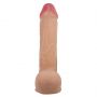 Dildo realistyczne Baile z przesuwaną skórą cieliste 23 cm przyssawka - 13