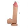 Dildo realistyczne Baile z przesuwaną skórą cieliste 23 cm przyssawka - 12